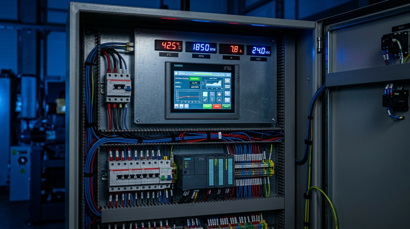 SCADA Ekranı ve Merkezi Kontrol Paneli